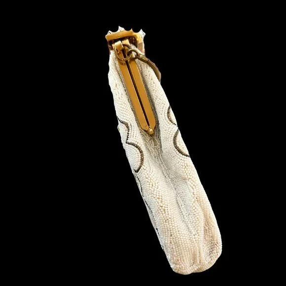 VINTAGE Authentic 1930's Hand-beaded French Parisian Evening Bag - Picture 5 of 7